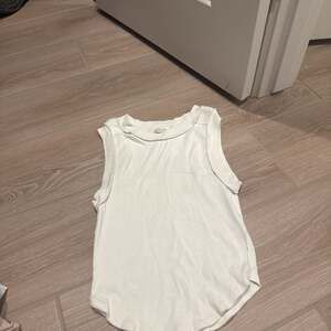 Free People Kate Tee Tank Top White